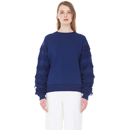 fringe sweatshirts - blue