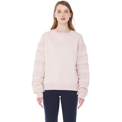 fringe sweatshirts - pink