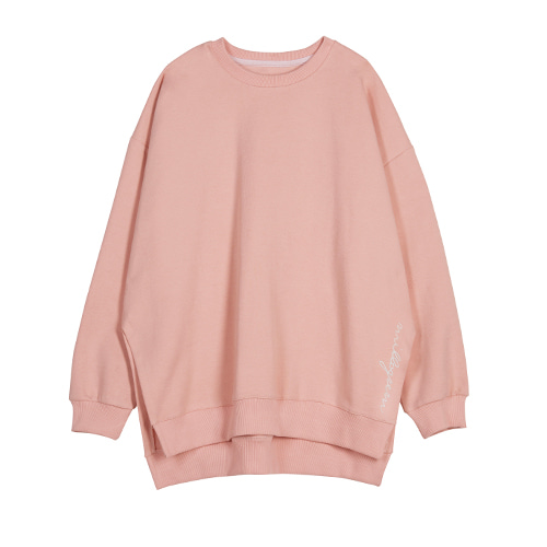 Slit Sweatshirts - pink