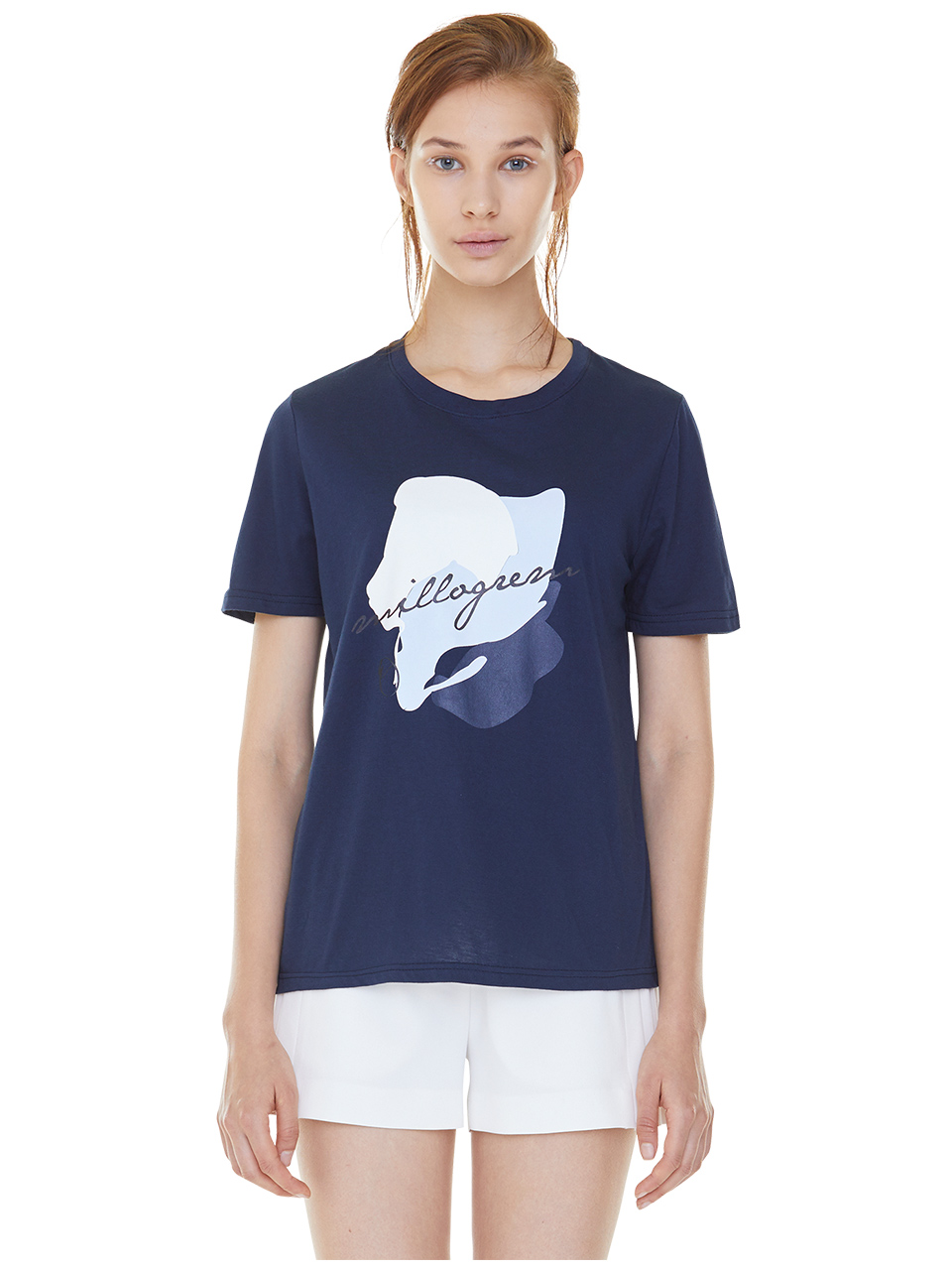 spilled ink t-shirts - navy