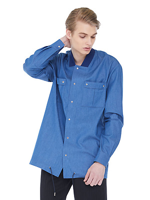 String riphem shirts jacket - Dark Blue