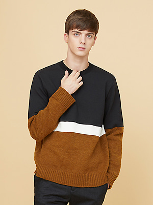 alfin knit sweatshirts - brown