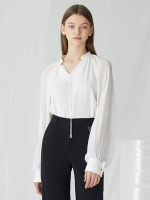 Abacus Blouse - White