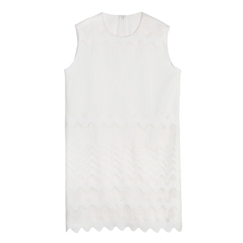 Waven Dress - white