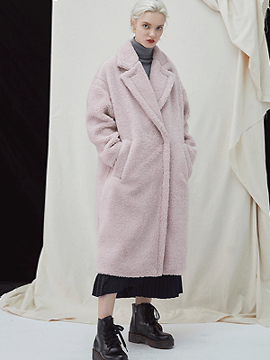 Snuggle Teddy Coat - Pink