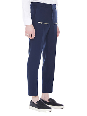 Zipped line pants - Navy